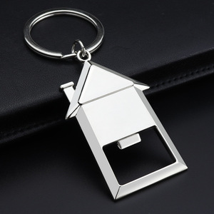 Llavero Abridor de Botellas con Grabado Láser de Logotipo Personalizado, Diseño de Casa en Miniatura, Estilo de Dibujos Animados, Aleación de Zinc, Regalo Promocional al por Mayor - Product Image 4