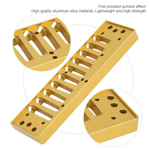 Peigne pour harmonica 10 trous, pièce de rechange pour <span class=keywords><strong>HOHNER</strong></span> SP20, accessoire pour harmonica en alliage d'aluminium - Product Image 3