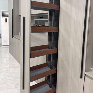 Fabricant fermeture en douceur 300mm/400mm en bois tiroir haut stockage maison cuisine garde-manger organisateur moderne grande armoire unité - Product Image 4