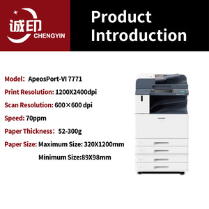 ขายส่งจากโรงงาน เครื่องถ่ายเอกสารสีความเร็วสูง A3 35 หน้าต่อนาที รุ่น <span class=keywords><strong>Fuji</strong></span> ApeosPort-VI 7771 มือสอง ใช้งานได้หลากหลาย - Product Image 5