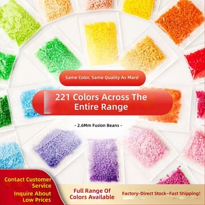 <strong>Fuse</strong> Beads Caps Supplement Package Wholesale 221 Color 26mm Cylindrical fusion Handmade Diy Material Mard Compatible - Product Image 2