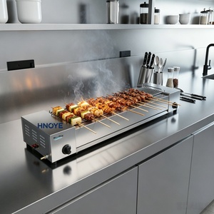 Parrilla de <span class=keywords><strong>Barbacoa</strong></span> sin Humo de Acero Inoxidable 304 para Kebab, Pollo y Filetes, Uso en Encimera - Product Image 2