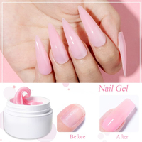 Mobray LED/UV Solid Builder Gel pour l'extension des ongles Gel pour renforcer les ongles Nail Art Manucure