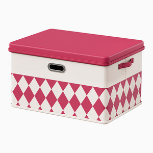 Clothing Organizer Storage Box Rectangle Foldable With Lid Stackable For Bedroom Office Use - Product Image 5