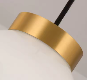 Zeal Lighting Factory Lámpara colgante de vidrio blanco lechoso transparente esférico Lámpara de araña de alta calidad a precio de fábrica - Product Image 6