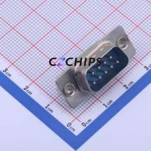 FDB0905-M0WS300U1KC D-Sub/VGA Connector Connector Standard D-Sub Male 9P <b>Solder</b> <b>Wire</b> Type - Product Image 1