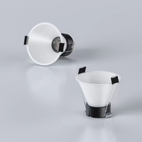 Projecteur moderne à cadre très étroit en aluminium nouveau Downlight intégré tasse profonde anti-éblouissement salon colline spectre complet 75 trous