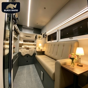 Caravana Todoterreno, Remolque de Viaje con Baño, Eje Doble, Capacidad para 6 Personas - Product Image 2