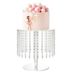 Soporte de pastel de Metal dorado, estante de exhibición de pastel, soportes de pastel suspendidos para eventos para decoración de fiestas y eventos - Product Image 2