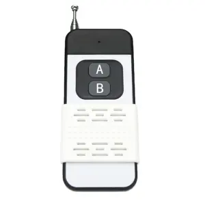 DC 12V 2 Buttons Universal Electronics Door Gate Opener RF Wireless High Power Long Distance Remote Control