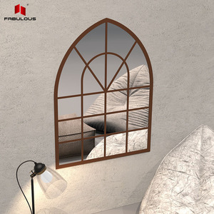 FABULOSO Marco personalizado Arco <span class=keywords><strong>Ventana</strong></span> Decorativo <span class=keywords><strong>casa</strong></span> decoraciones cosas <span class=keywords><strong>ventana</strong></span> <span class=keywords><strong>espejo</strong></span> Retro - Product Image 1