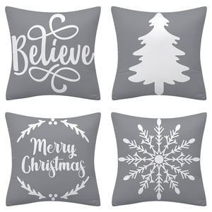 Bán Buôn Tùy Chỉnh Giáng Sinh Trang Trí Gối Bìa <span class=keywords><strong>Polyester</strong></span> Màu Đỏ Dệt Tay Đệm Bìa Gối Trường Hợp - Product Image 2