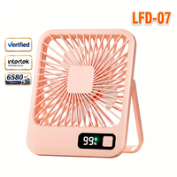 Nouveau ventilateur de bureau rechargeable 1800 mAh 2026, portable, silencieux, puissant, à piles, pour le bureau et la maison