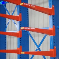 Jracking Heavy Duty Timber Steel Pipe Cantilever Racking Used for Industrial Storage Single or Doubld Sided Cantilever Racking