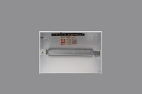 Boîtier de distribution MCB 13 voies en plastique avec base métallique, pour montage en surface ou encastré, boîte de distribution de disjoncteurs OEM