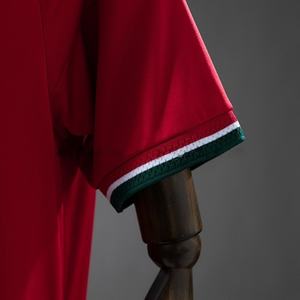 Conjunto de Camiseta y Pantalones Cortos Personalizados de la Selección Nacional de Hungría 2026, Rojos, Última Temporada, para Exteriores, 100% Poliéster, Secado Rápido, Transpirables, Unisex - Product Image 4