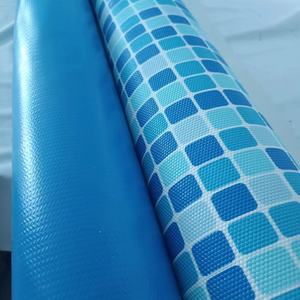 <span class=keywords><strong>Membrane</strong></span> imperméable bleue simple renforcée d'épaisseur des matériaux 1.5mm de revêtement de <span class=keywords><strong>piscine</strong></span> de <span class=keywords><strong>PVC</strong></span> pour des piscines - Product Image 4