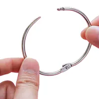 Großhandel büro bindung liefern lose blatt binder ring metall draht buch bindung ringe