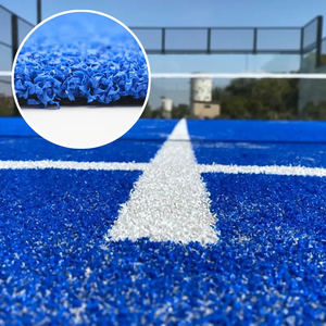 Fabricant de <span class=keywords><strong>gazon</strong></span> <span class=keywords><strong>synthétique</strong></span> MCG Padel Turf 9800D/13500D résistant à l'usure, <span class=keywords><strong>gazon</strong></span> <span class=keywords><strong>synthétique</strong></span> bleu pour terrain de padel panoramique extérieur - Product Image 3