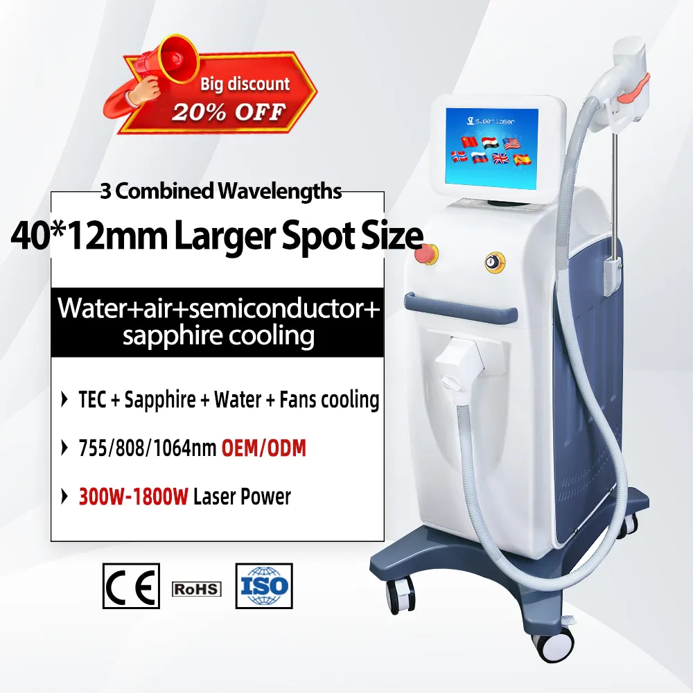 Newest Laser Devices To Remove Women Hair Removal 808nm Diode Laser Hair Removal Machine wholesale medical spa equipment