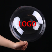 Vente en gros de ballons publicitaires imprimés avec logo personnalisé Ballon Bobo rond avec cœur et étoile Ballons à led imprimés avec logo personnalisé PVC/TPU