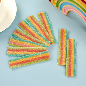 Caramelos de Goma Afrutados Chinos al por Mayor, Forma de Barra Larga, Bolsa Familiar, Fórmula Baja en Azúcar, Suministro Directo de Fábrica - Product Image 4