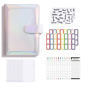 Pianificatore di Budget personalizzato busta per contanti organizzatore di denaro portafoglio colorato A6 Budget Binder - Product Image 3