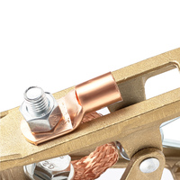 Clips de mise à la terre et de batterie entièrement en cuivre de qualité industrielle, accessoires essentiels pour les machines à souder, pour les fils de terre et les clips de soudage