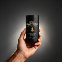 Récipient en verre transparent de 200 ml avec bouchon ABS, idéal pour les gélules, comprimés et produits nutritionnels pour hommes