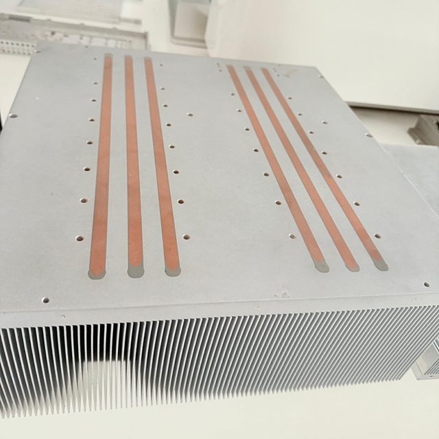 Custom Large Aluminum Water Cooling Plate Industrial Liquid Cold Plate for Burial Pipe for Industrial Cooling System