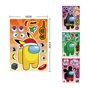 24pcs Space Werewolf Killing Series Stickers Party Enfants Garçon et Fille Jouer Stickers Colorés - Product Image 4