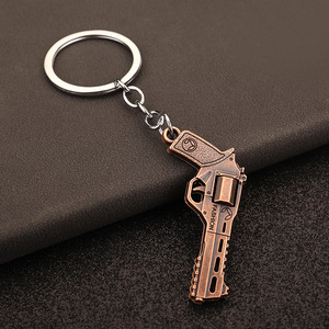Yujiantong Jedi Battle Royale serie periferica pace piccola pistola in metallo modello giocattolo, squisito portachiavi ciondolo - Product Image 3