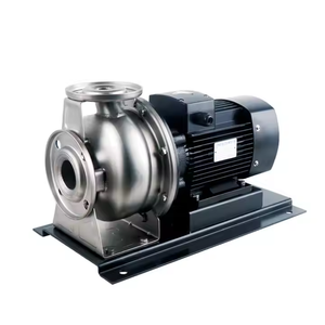 Pompe centrifuge verticale monophasée haute efficacité en acier inoxydable pour surpression d'eau de surface, alimentée par moteur - Product Image 1