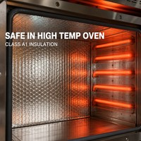 Matériau d'isolation thermique moderne en aluminium haute température pour toitures et fours, écologique R4.0