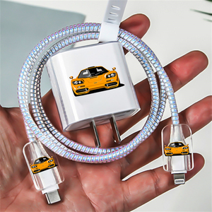 Thể Thao Theo Chủ Đề Rõ Ràng TPU Điện Thoại Bìa Tương Thích Cho iPhone Cáp Dữ Liệu Sạc Bảo Vệ Trường Hợp Chống Sốc Tính Năng - Product Image 1