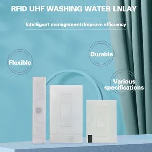 Étiquette de blanchisserie Uhf personnalisée Ucode 8 étiquette lavable Rfid Uhf étiquette de tissu de blanchisserie étiquette de vêtement