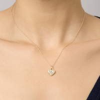 Milskye S925 Sterling Zilver Hartvormige Liefde Zirkoon Hanger Valentijn Ketting Voor Vrouwen