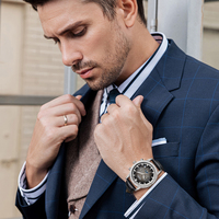 Montre homme Mark Fairwhale, nouvelle montre à quartz multifonctionnelle avec trois cadrans et six aiguilles, simple et élégante, lumineuse, FW-5970