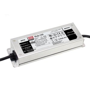Controlador LED Mean Well ELG-100 de 100W y 54V, convertidor de CA a CC de un solo canal y voltaje constante - Product Image 1