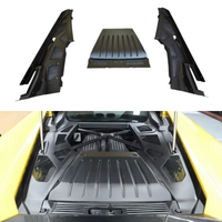 Kit de carrosserie de décoration du compartiment moteur en fibre de carbone sèche de haute qualité 3K pour Lamborghini Huracan LP610, kit de voiture personnalisé pour mise à niveau