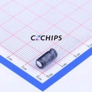 Condensateur électrolytique en aluminium à montage traversant 35PK47MEFC5*11, D5xL11mm 47uF 20% 35V 135mA-120Hz - Product Image 1