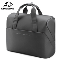 Sac à main pour ordinateur portable Kingsons, nouveau design, logo personnalisé, sac à bandoulière tendance en nylon, sac pour ordinateur portable 15,6 pouces, imperméable pour hommes
