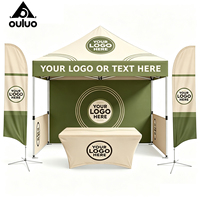 Tente de réception personnalisée par sublimation 10x10 pieds rose 300D, type extensible, avec impression de logo personnalisé pour salons professionnels, événements extérieurs et intérieurs de grande envergure