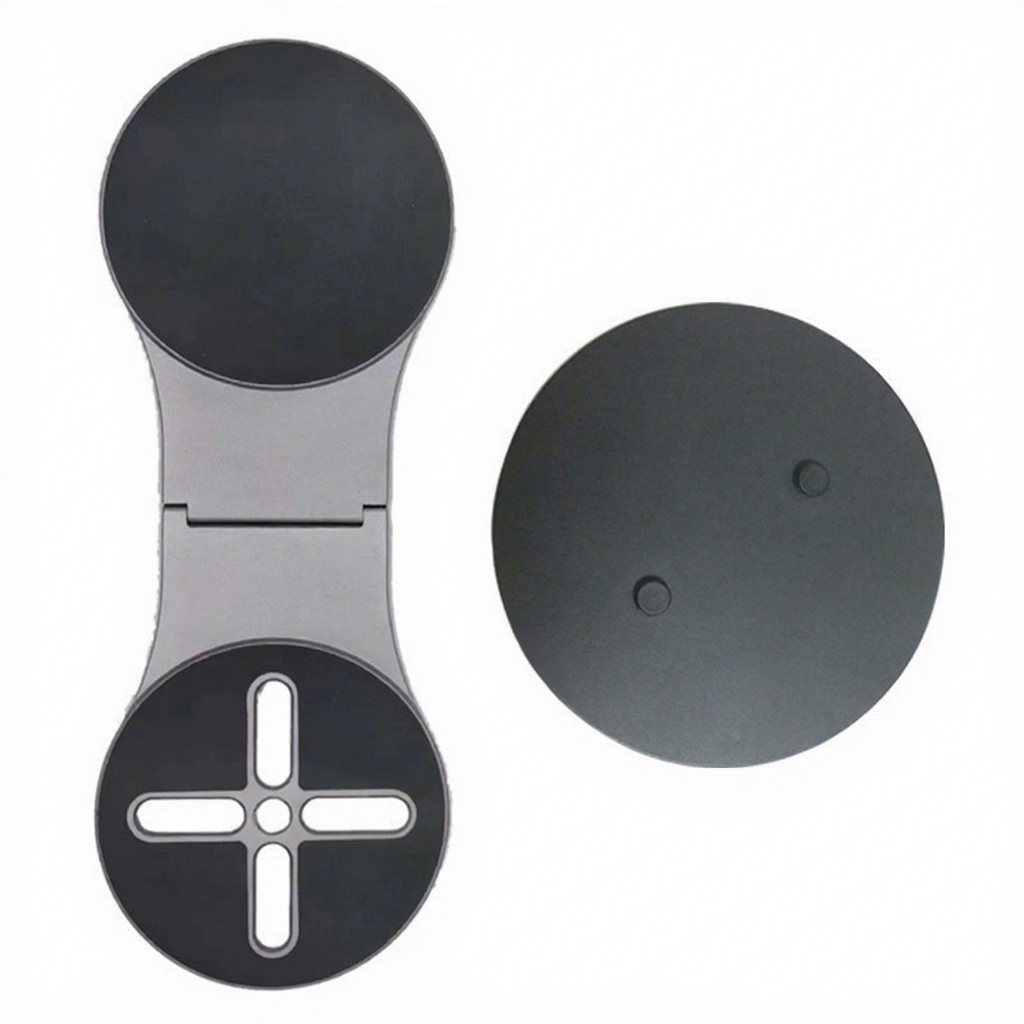 Feuille d'attraction magnétique grise double magnétique pliable