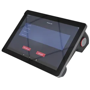 Stampante termica registratore di cassa ristorante + tablet 15 pollici capacitivo pos touch screen monitor sistema pos per negozio al dettaglio