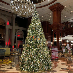 Di alta qualità Custom LED albero di natale per apparecchi di illuminazione esterna arredamento di lusso per il ristorante Hotel casa di vacanza