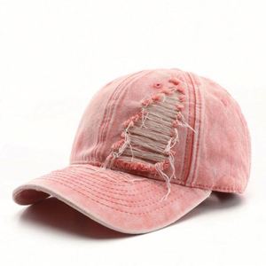 Casquette de baseball unisexe en coton de haute qualité, style streetwear sportif, effet vieilli, avec logo personnalisé, délavée, pour la vente en gros - Product Image 5