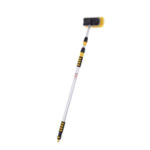 Brosse de nettoyage télescopique en aluminium étanche de 3 m pour caravanes, bateaux et bus, avec brosse à poils doux pour vitres - Product Image 2