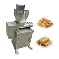 Machine à garnir les samosas et les rouleaux de printemps, pour la préparation de raviolis chinois fourrés / Machine à garnir les rouleaux de printemps