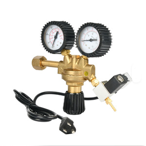 เกจวัดแรงดันแก๊สเชื่อมอาร์กอน CO2 ยี่ห้อ WQ รุ่น 2.525Mpa แบบสองขั้นตอน สำหรับใช้กับ CO2 และไนโตรเจน - Product Image 5